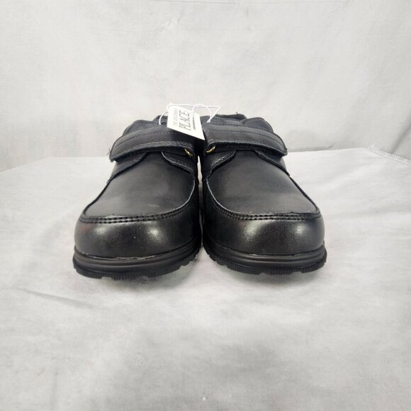 The Children's Place Boys Black Loafer Hook and Loop Strap Size 6 Casual Church - Picture 2 of 8